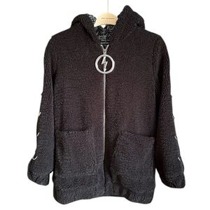 Dolls Kill Marilyn Manson Hooded Teddy Jacket